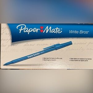 36 count PaperMate BLUE ball point pens